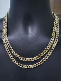 7MM 10k Yellow GoldMonaco Chain MCOD95