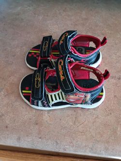 Lightning McQueen sandals 6c