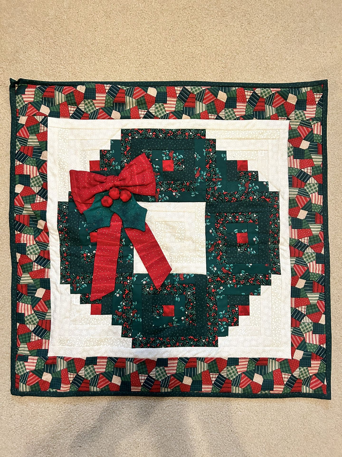 Fabric Sewn Wreath