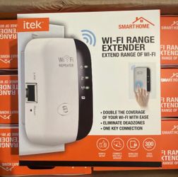 Box of 12 BRAND New ITEK Wi-Fi Range Extenders
