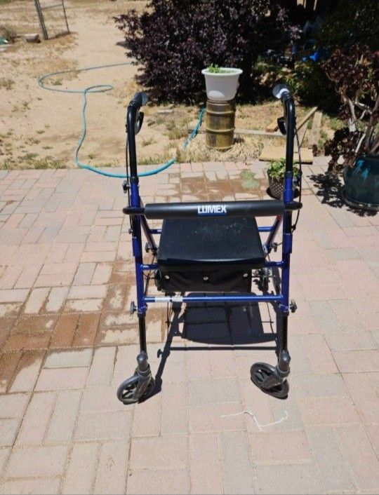 Walker With Seat And Storage