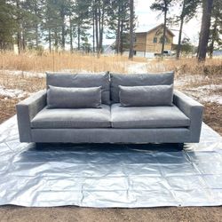 **FREE DELIVERY** Beautiful Grey West Elm Harmony Couch