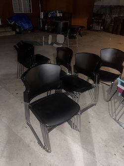 Heavy-Duty Plastic Stacking Chair