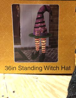 Light Up Witch Hat & Legs