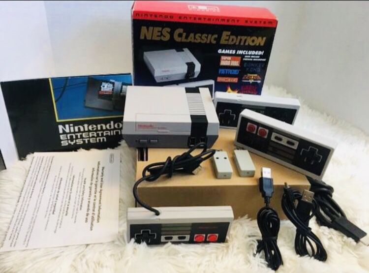 Nintendo Classic Edition NES Mini Game Console With 3 controllers