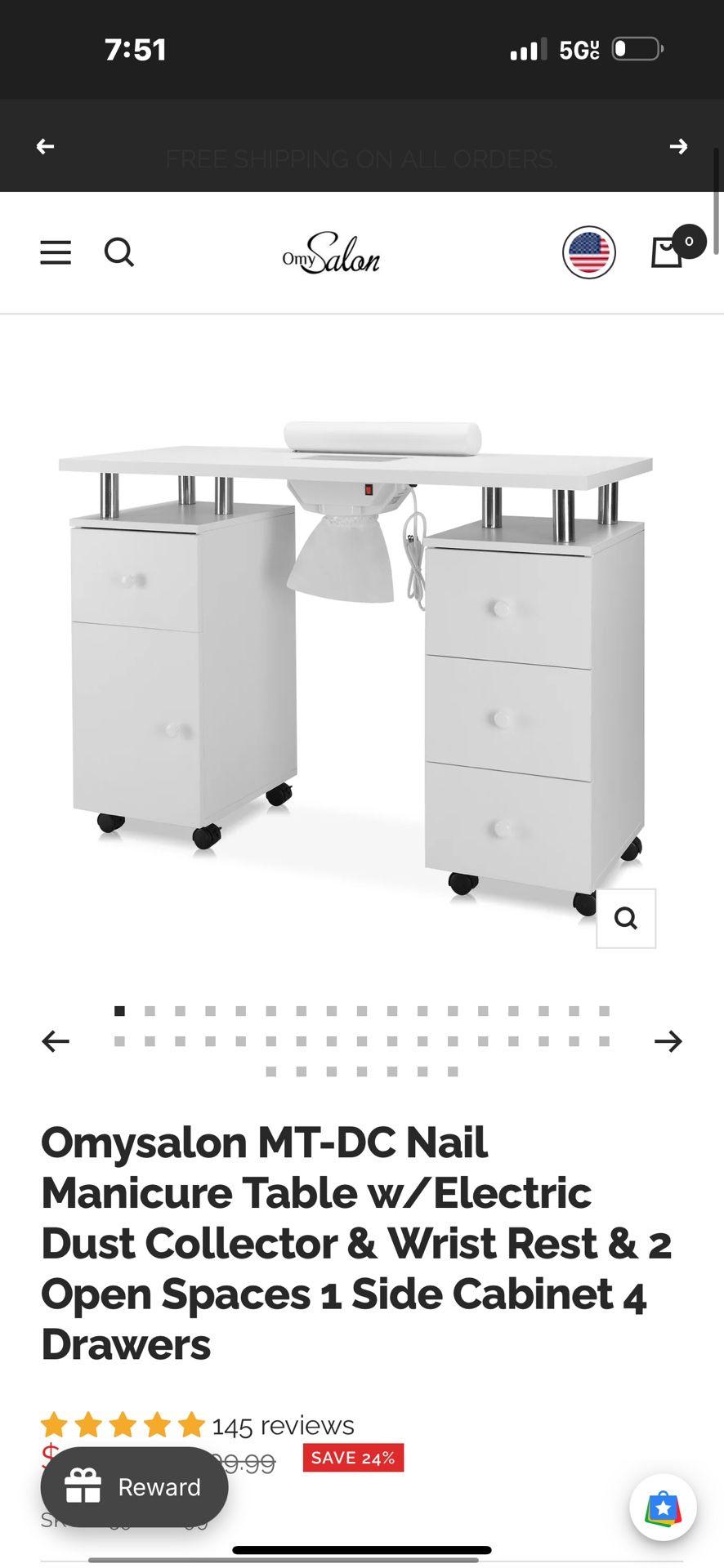 Manicure Table