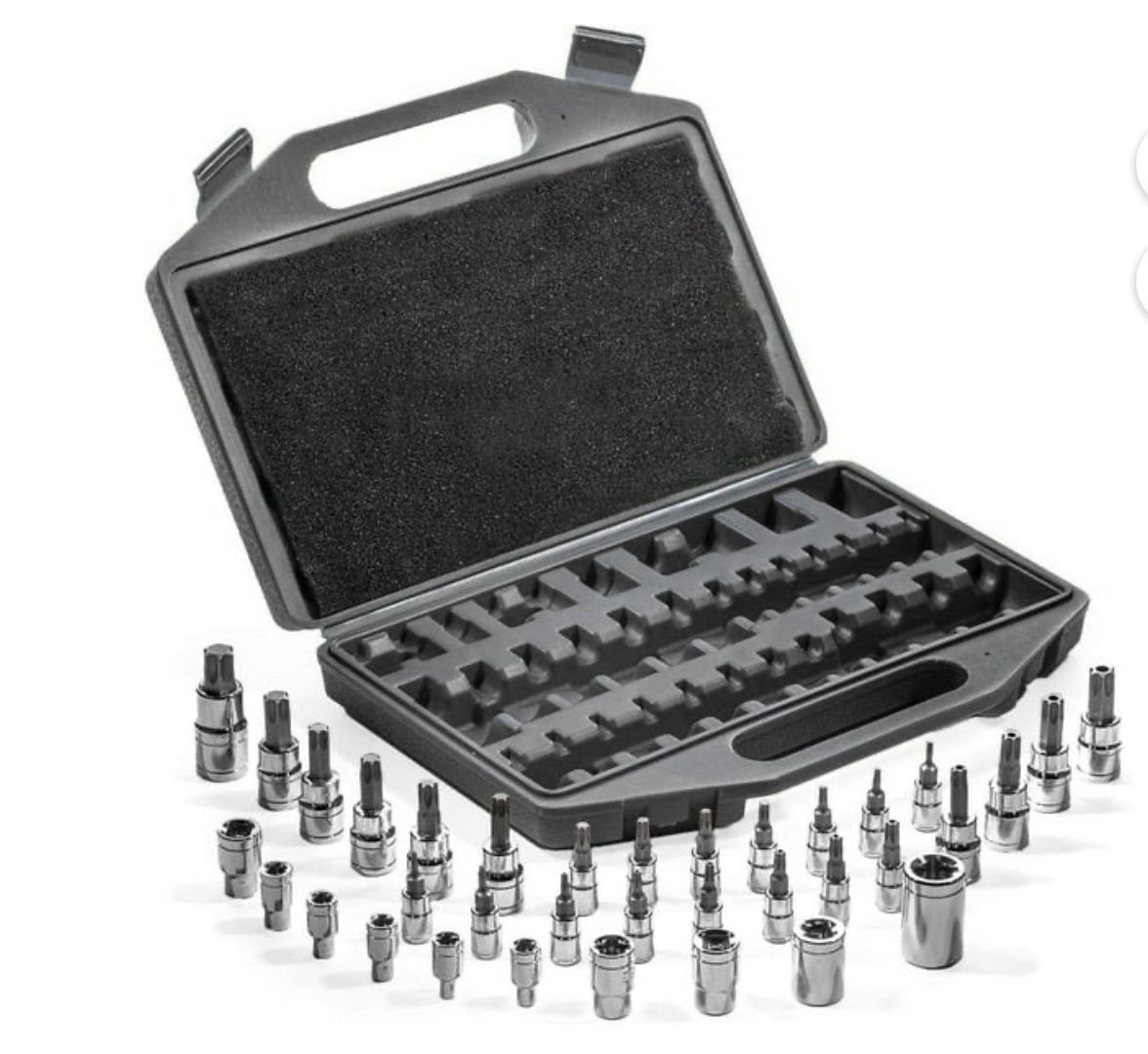 Stark USA 35PC Master TORX Bit Socket Set, Premium S2 Alloy Steel, Solid Star & Tamper Proof T8 - T(contact info removed)