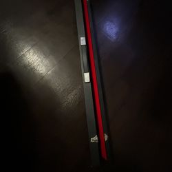 Pool Cue Wood with An Ornate Carved Design Vintage 2 Piece