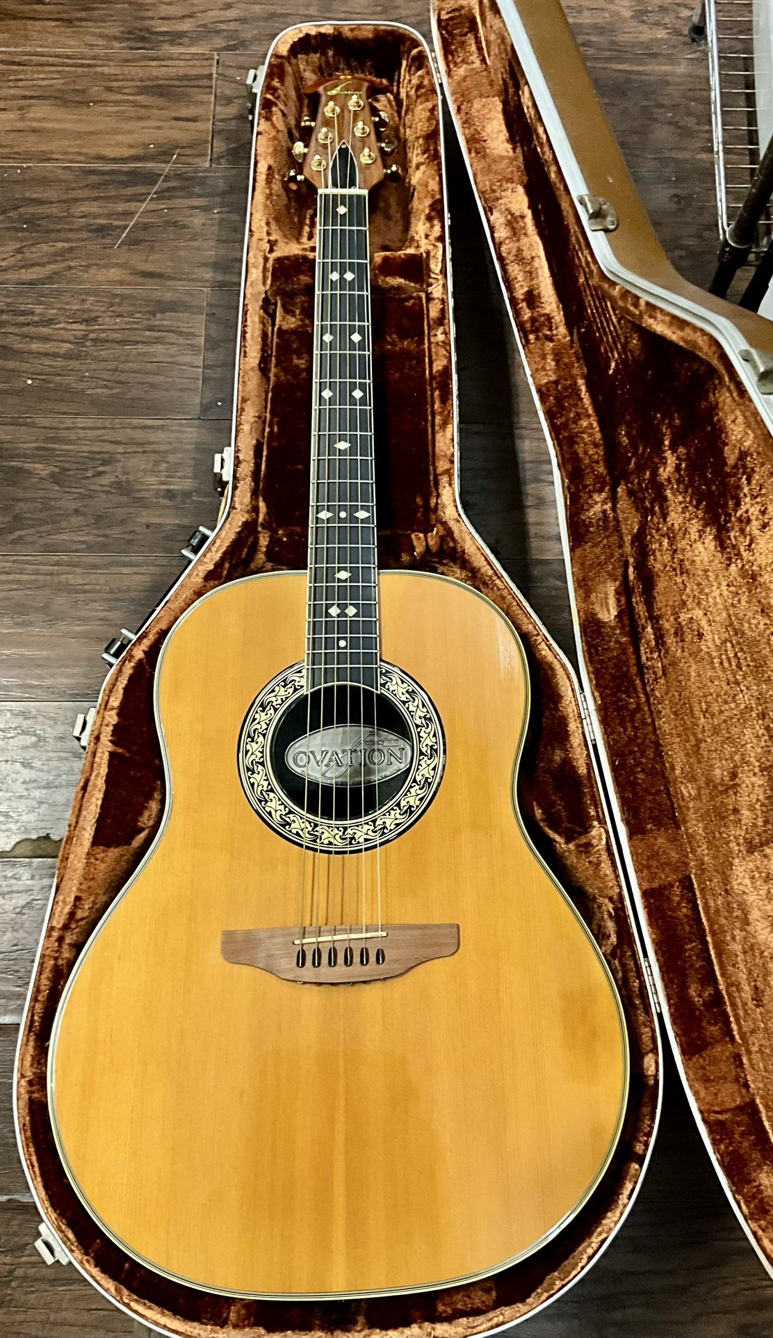 Ovation Legend-1974-Model 1117-4 Acoustic Guitar w/ O.H.S.C.