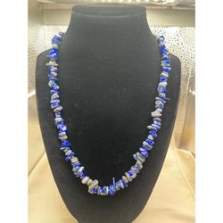 Sodalite Necklace In 925 Silver. 