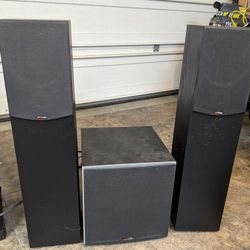 Polk Audio Speakers and Subwoofer