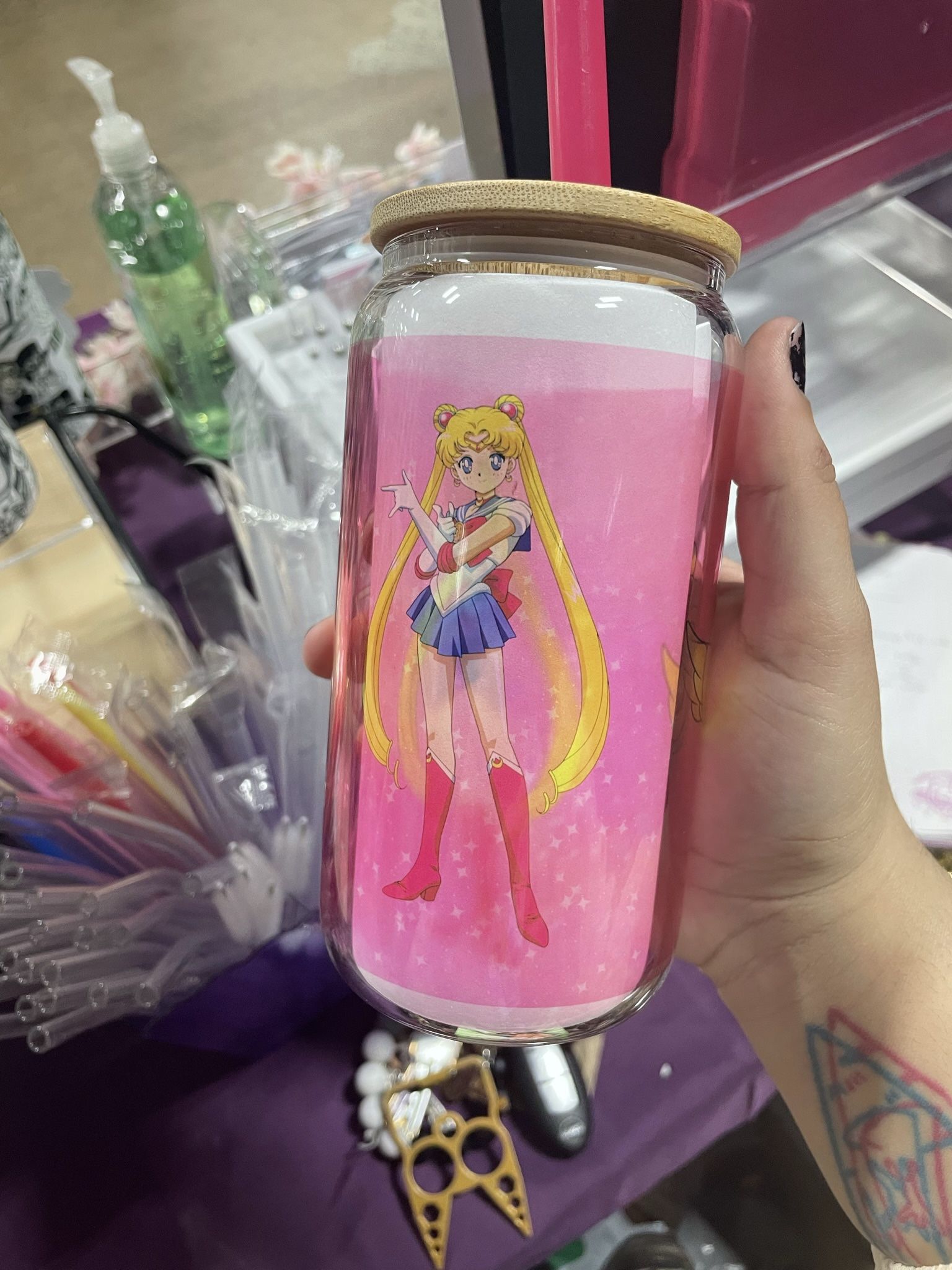 Sailor Moon Glass Cup