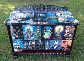 Nightmare Before Christmas toybox chest trunk storage