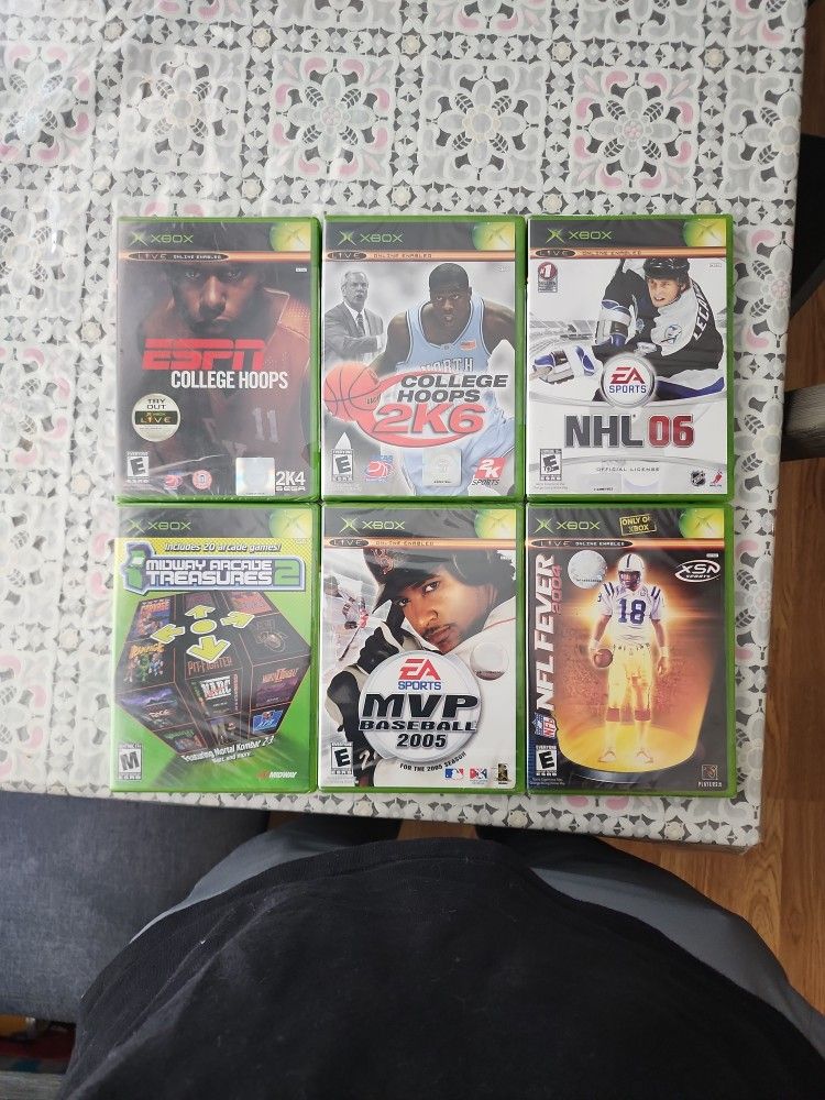  Xbox Games Mint Condition Sealed Orginal Seal.