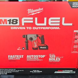 1" sds plus rotary hammer kit milwaukee