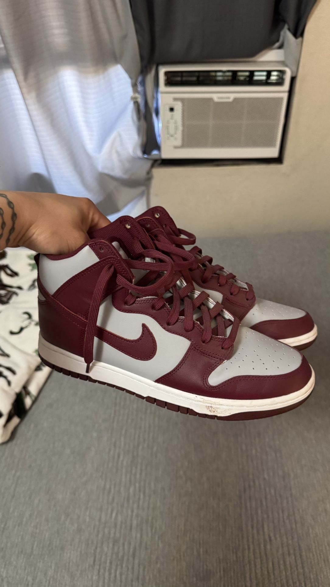 Nike Dunk High “Dark Beetroot” Red