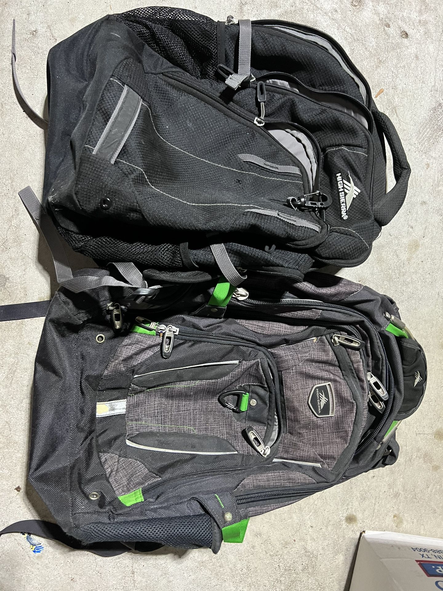 High Sierra Backpacks 2 