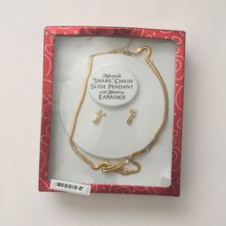 Earring necklace set