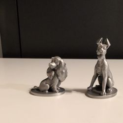 Disney Lady And The Tramp Pewter Statue figurines