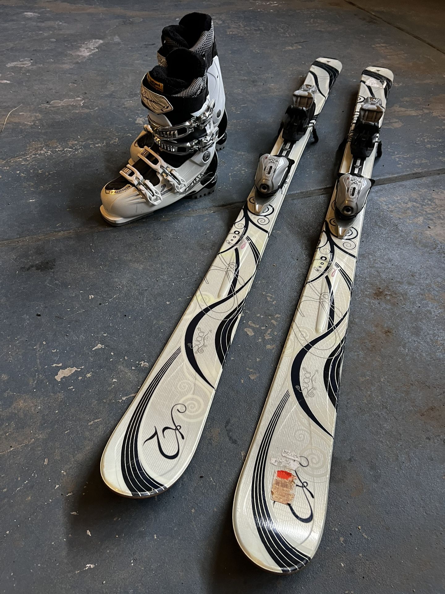 K2 T:Nine Women’s Skies + Salomon Boots
