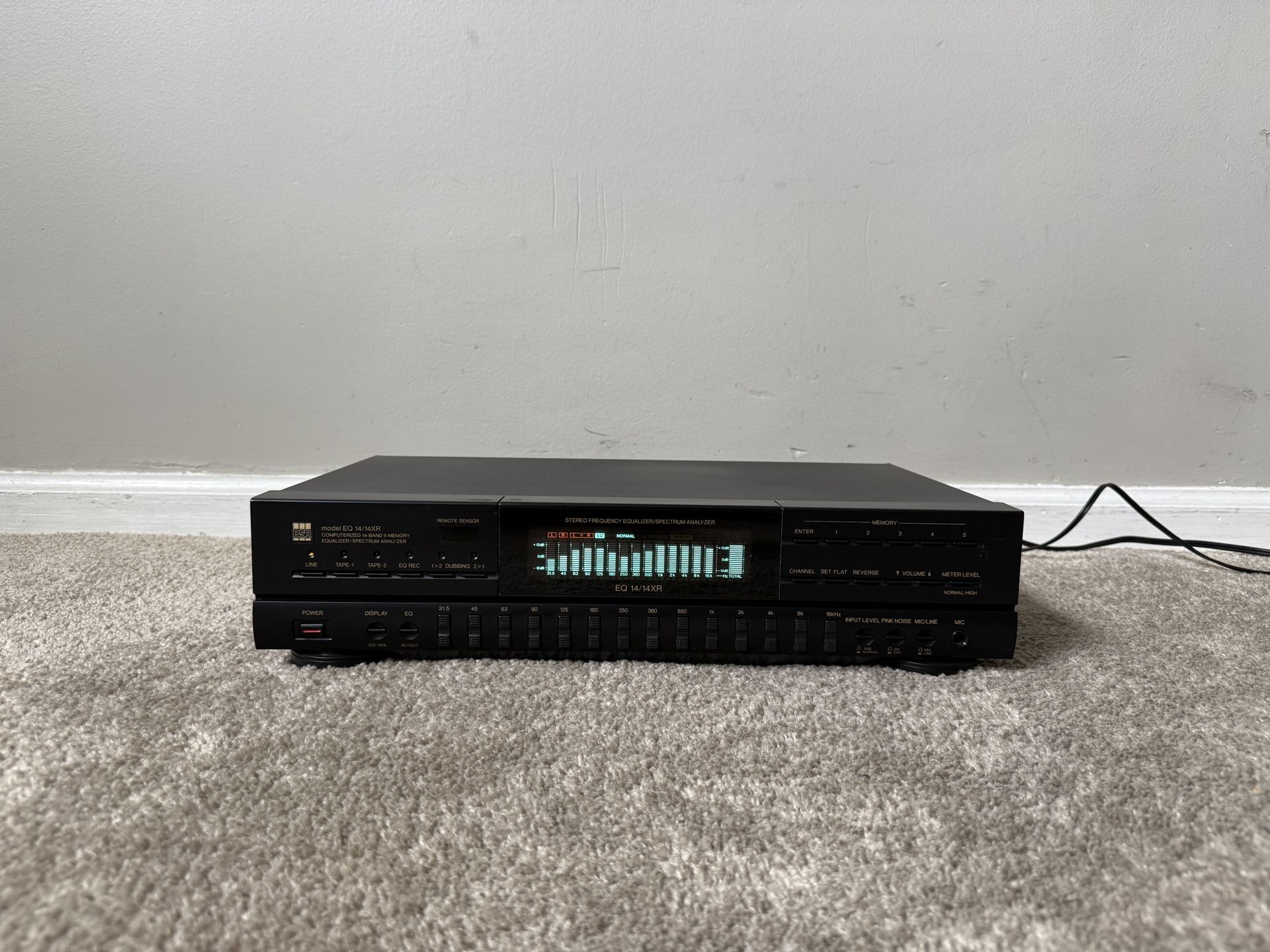 BSR 14/14XR 14 Band Stereo Frequency Graphic Equalizer EQ