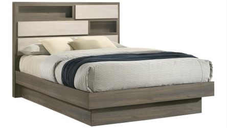 Gem Full Bed in Gray