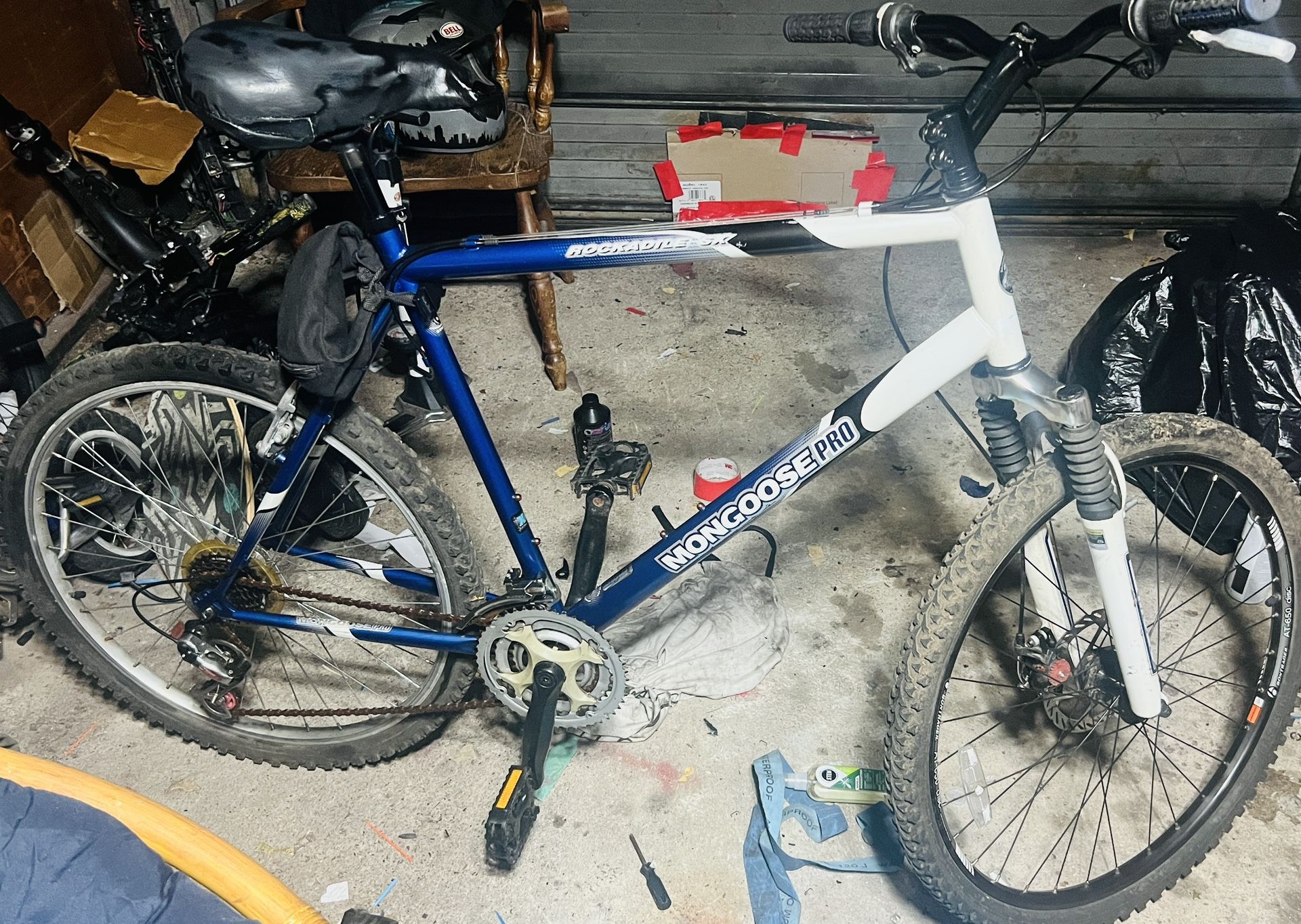 Vintage Mongoose Pro Rockadile SX mountain bike. With Upgrades