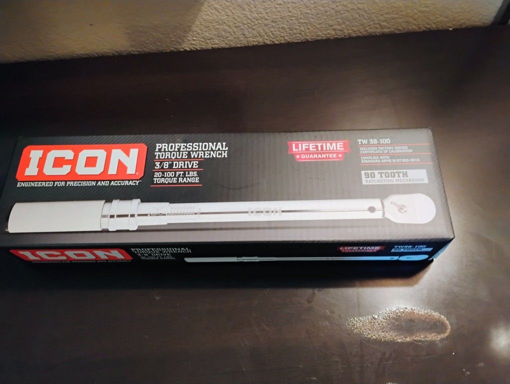 Icon Torque Wrench 3/8 Drive
