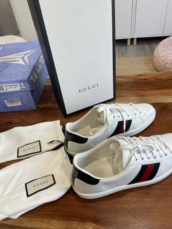 Gucci Ace Leather Sneakers 