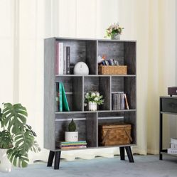 Bookshelf Cube Storage Organizer. Gray 