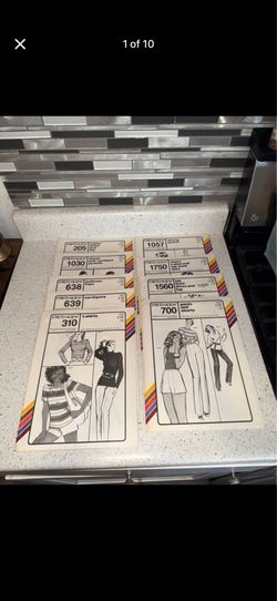 Lot of 9 Ann Person Stretch & Sew Patterns UNCUT