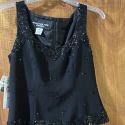 Black gown size 4 petite