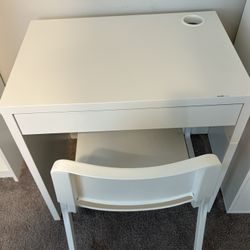 IKEA Micke Desk With Teodores Chair