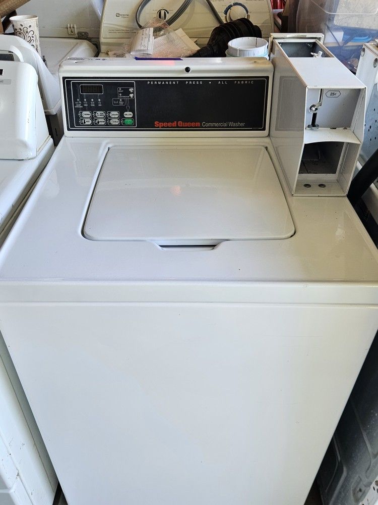 Excellent Condition Speed Queen Coin Operated Commercial Washer Local Delivery With Warranty