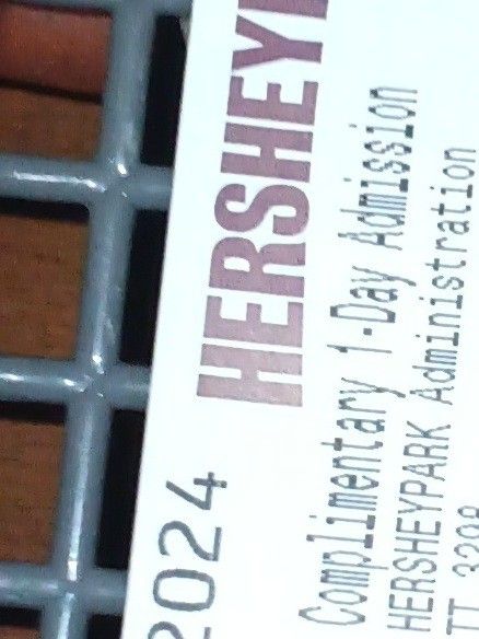 4 Hersheypark Tickets 1 Day Admission
