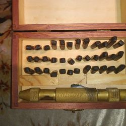 Vintage Personal Stamping/Embossing Kit $50
