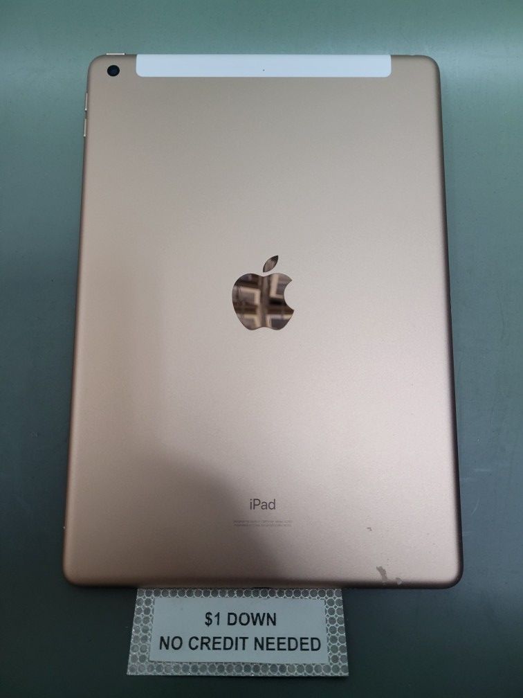 Apple IPad 7th Gen Cellular 32gb - 5 Dollars Down No Credit Needed!