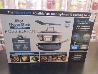 New Ninja Never Stick Premium Set Possible Pan