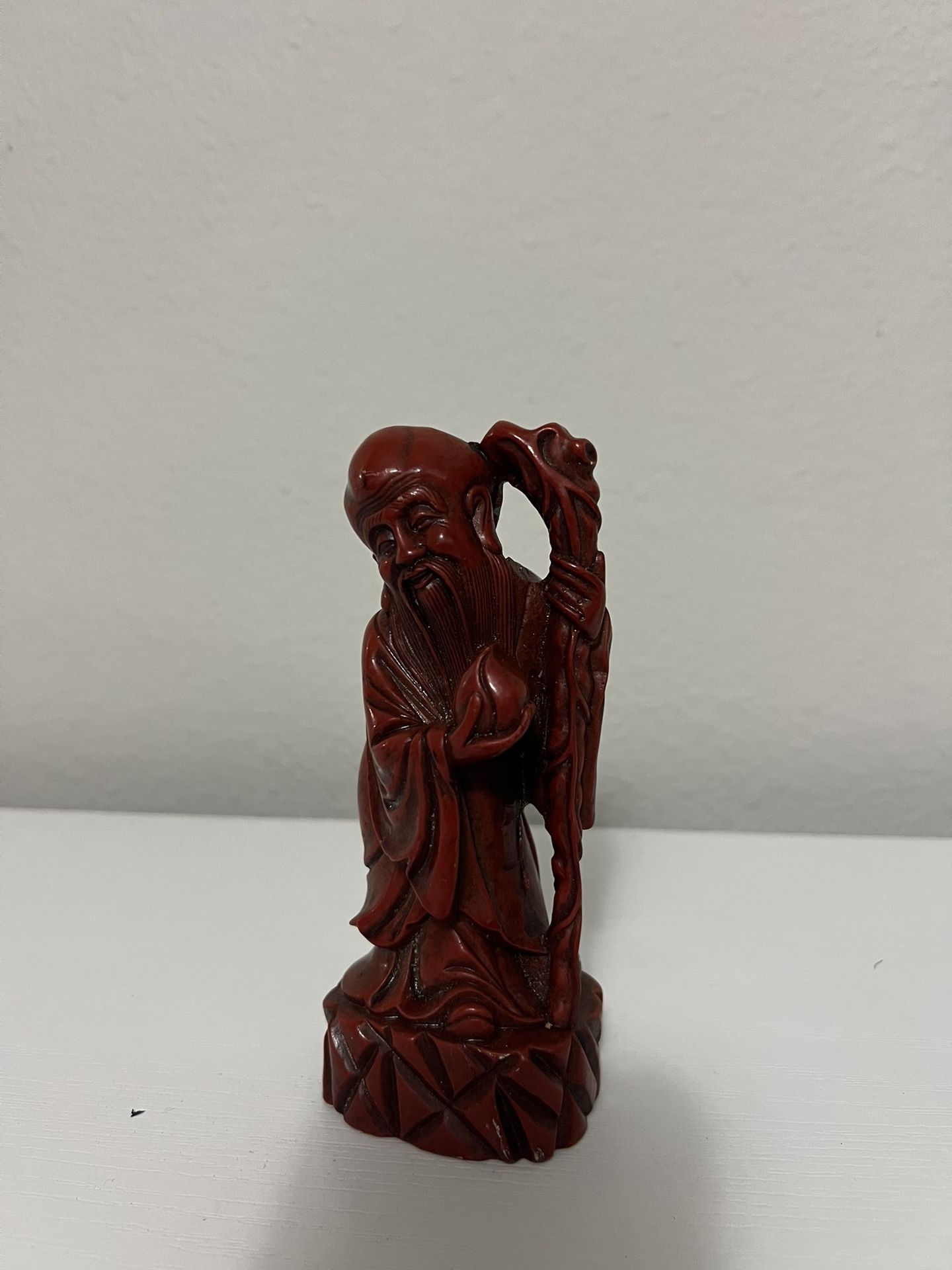 Vintage Chinese Figurine – Shou Xing God of Longevity