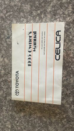 1995 95 Toyota Celica Owners Manual Book OEM Factory Original GT ST FWD T200