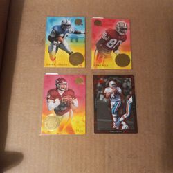 90s Football Insert Card Lot