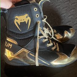 Venom Gold/Black Boxing shoes