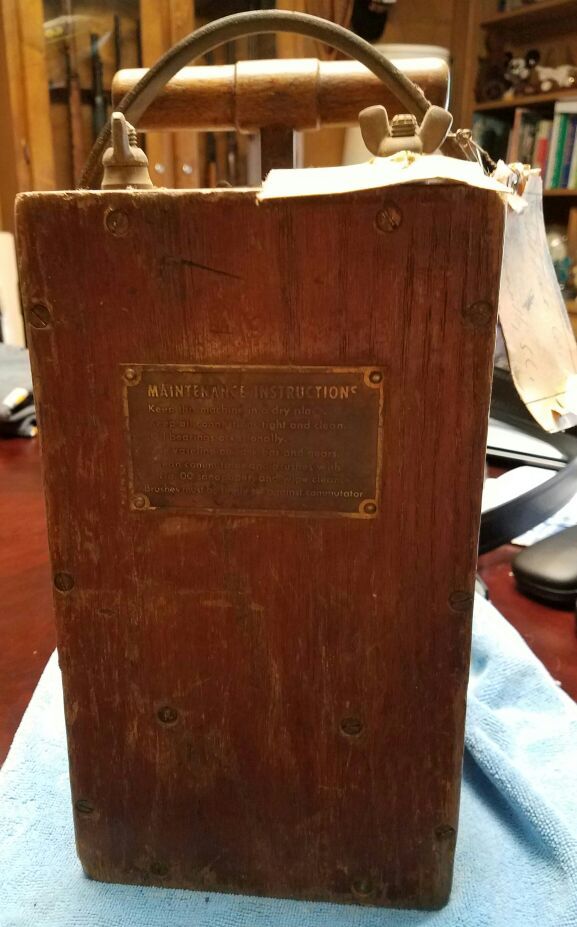 Antique blasting machine