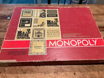Vintage (1961) Complete Monopoly Game