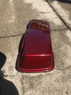 Harley Davidson saddle bag lid left side oem