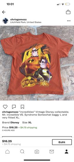 Incredibles Disney Mr. Incredible VS. Syndrome tee Thumbnail