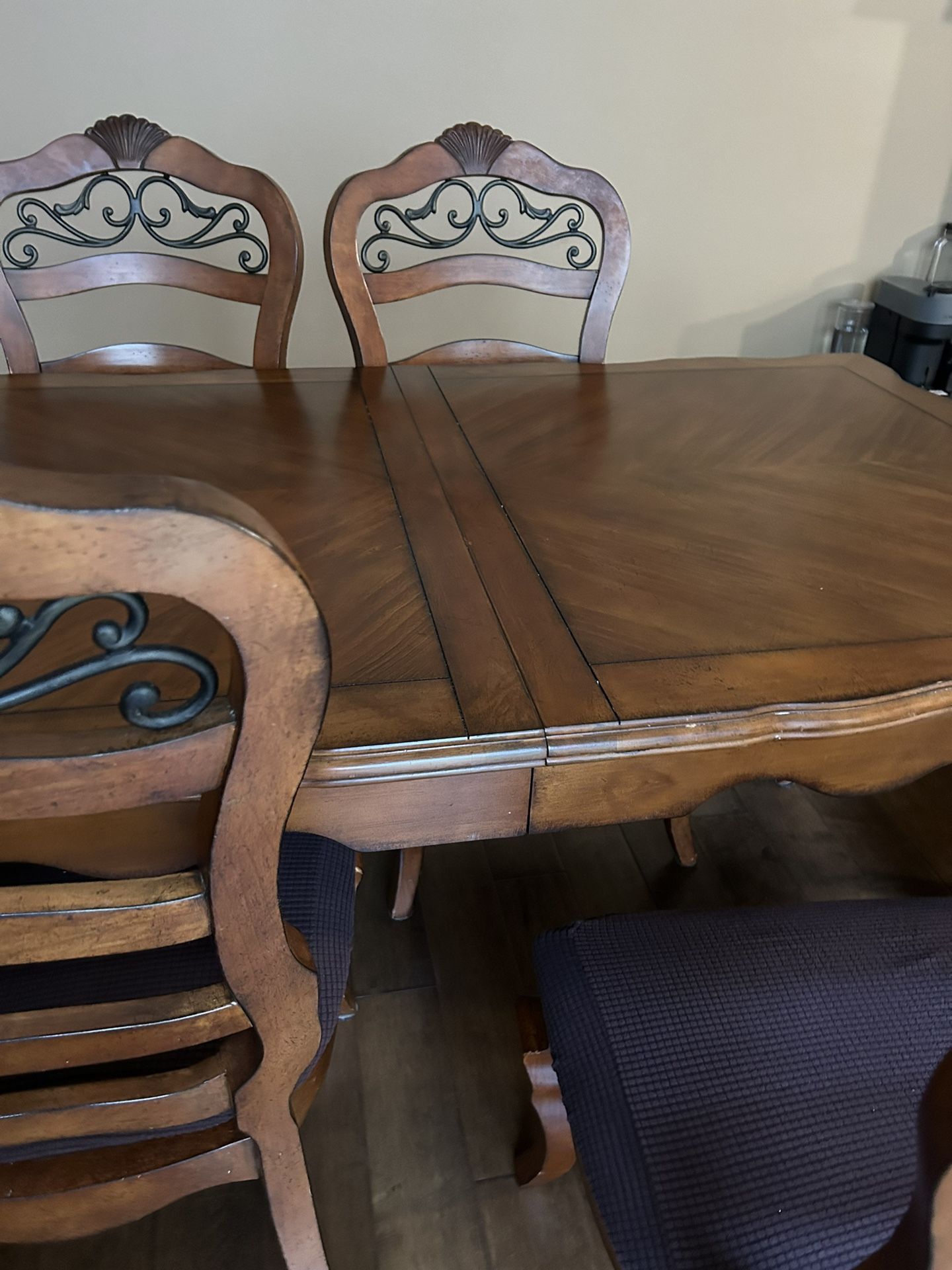 Full Size Dining Table With 6 Chairs 