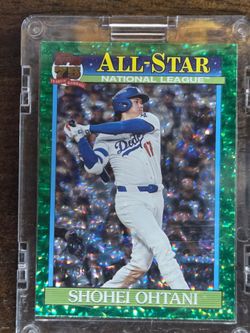Shohei Ohtani 91 All-Star Green Crackle /99 Dodgers Topps 2026 Series 2
