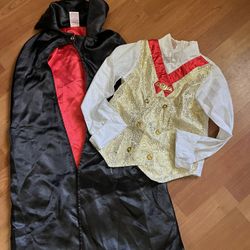 Kids Vampire Shirt & Cape