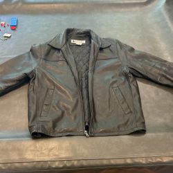 Columbia Men’s Leather Coat Jacket 